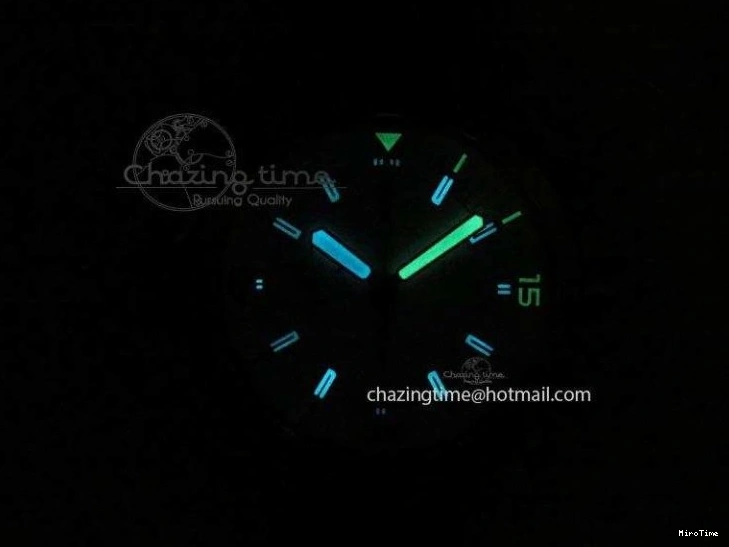 MIROTIME 0225 Aquatimer Chrono IW376803 V6F 1:1 Best Edition Black Dial On Rubber Strap A Stretchable 7280